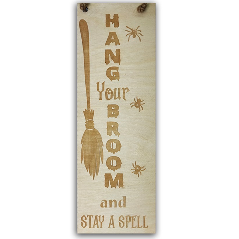 Hang your broom Laser Hang Your Broom Hanger - LaserCut