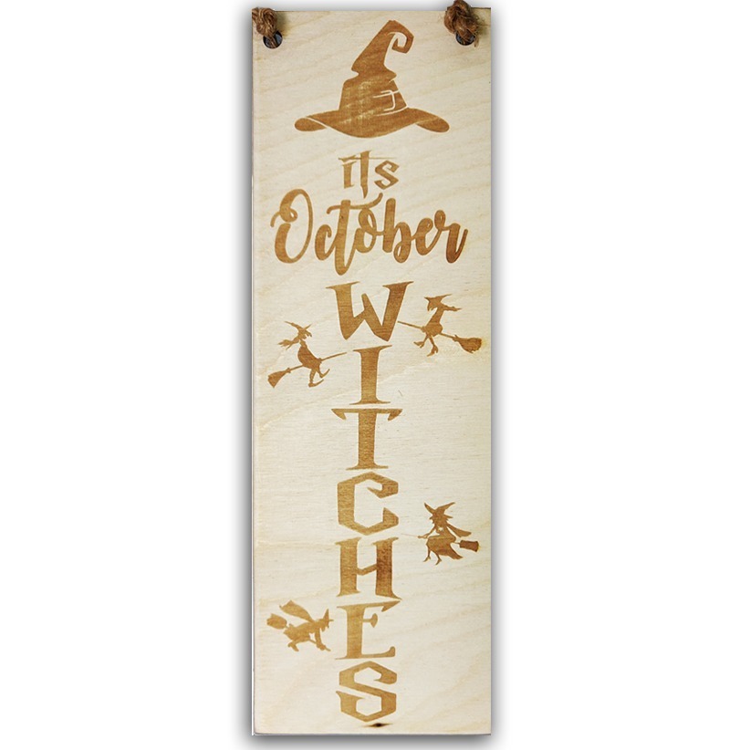 October Witches laser October Witches Hanger - LaserCut