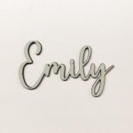 Personalised wooden name sign Bella