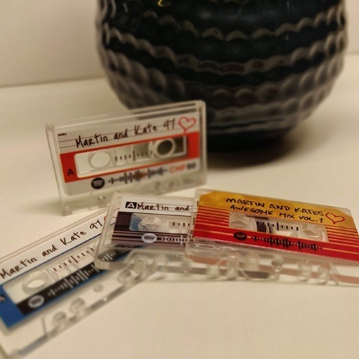 Group Spotify Retro Tape Key Ring
