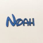 Personalised wooden name sign Walt