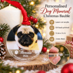 Personalised Dog Memorial Christmas Bauble - Image 4