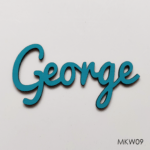 Personalised wooden name sign - Font 9