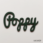 Personalised wooden name sign - Font 9