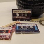 Personalised Acrylic Spotify Retro Tape Key Rings style 2 - Image 4
