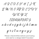 Personalised wooden name sign - Font 21 - Image 3
