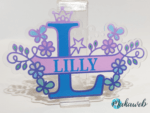 Personalised Childrens Monogram Name Plaque