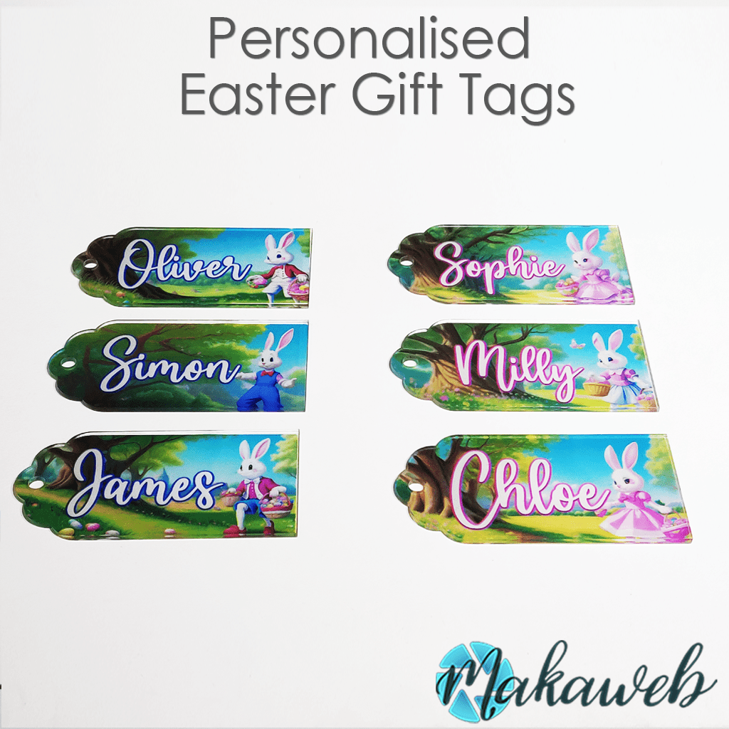 printed easter tags main ad 1024 Personalised Easter Gift Tag