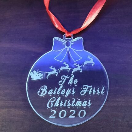 Acrylic Christmas Bauble