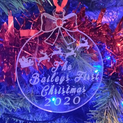 First Christmas Married Bauble