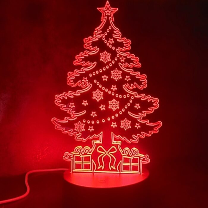 Red Neon Tree