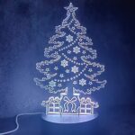 White Neon Tree