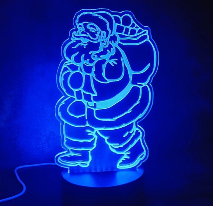 Christmas Neon Santa