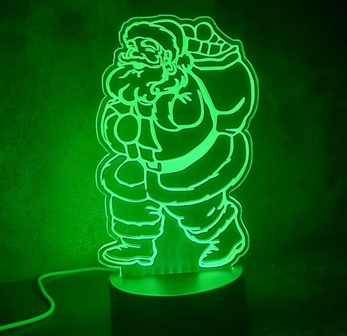 Christmas Neon Santa