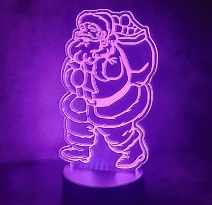 Christmas Neon Santa