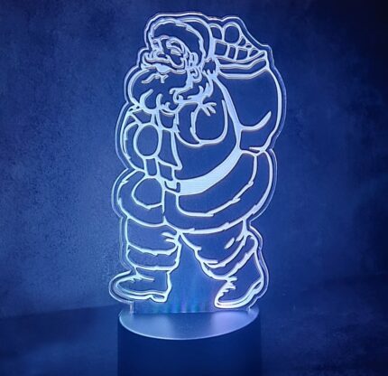 Christmas Neon Santa