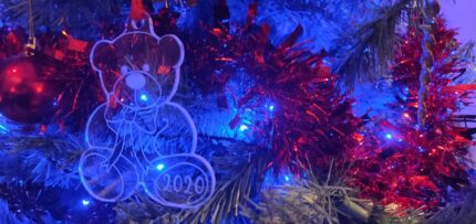 A Christmas Teddy Bauble