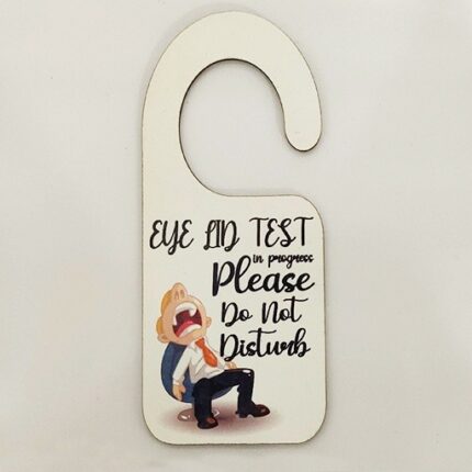 Eye Lid Test Door Hanger