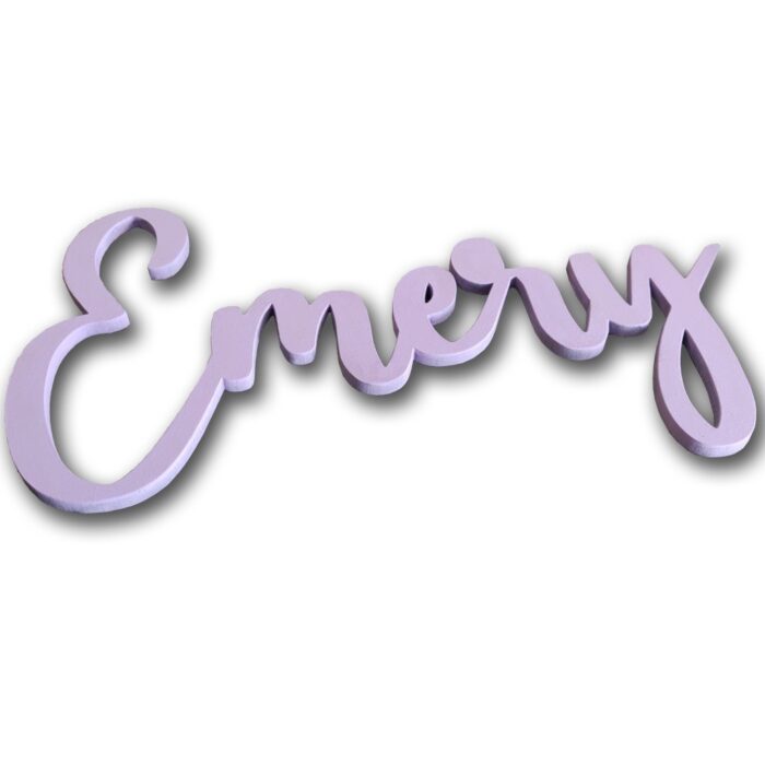 Personalised wooden name sign