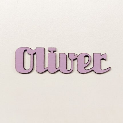 Personalised wooden name sign Uni