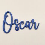 Personalised wooden name sign
