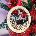 Personalised 3 Layer Bauble