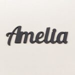 Personalised wooden name sign Lob