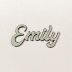 Personalised wooden name sign Matt