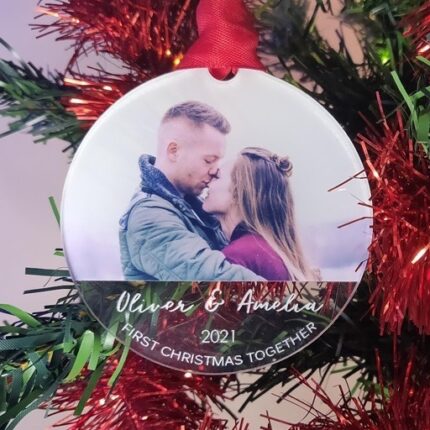 Personalised "First Christmas Together" Bauble.