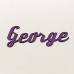 Personalised wooden name sign Def