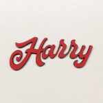 Personalised wooden name sign Matt
