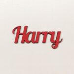 Personalised wooden name sign Lob