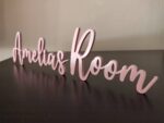 Personalized wooden name sign