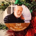 In Memoriam Wooden Bauble