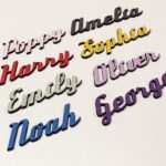 Personalised wooden name sign Def