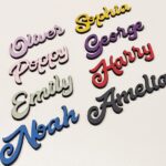 Personalised wooden name sign Matt