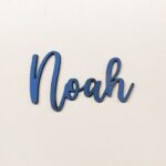 Personalised wooden name sign Bella
