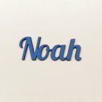 Personalised wooden name sign Lob