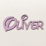 Personalised wooden name sign Walt