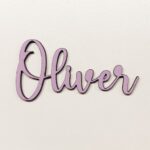 Personalised wooden name sign Bella