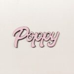 Personalised wooden name sign Matt