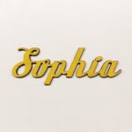 Personalised wooden name sign Def