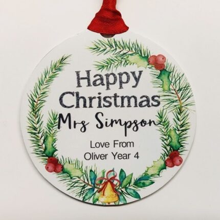 Happy Christmas To Teacher