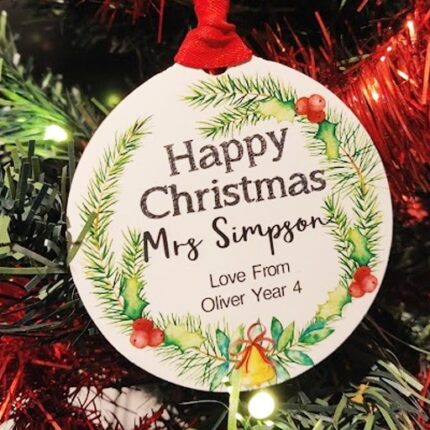 Happy Christmas To Teacher