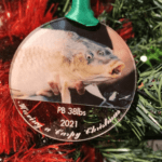 Personalised "havin a carpy christmas" Bauble