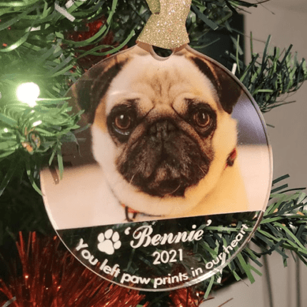 Personalised "Dog Remembrance" Bauble
