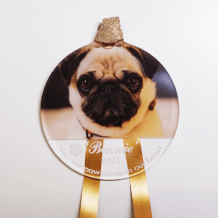 Personalised "Dog Remembrance" Bauble