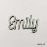 Personalised wooden name sign - Font 7