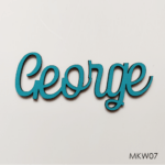 Personalised wooden name sign - Font 7