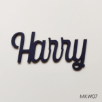 Personalised wooden name sign - Font 7